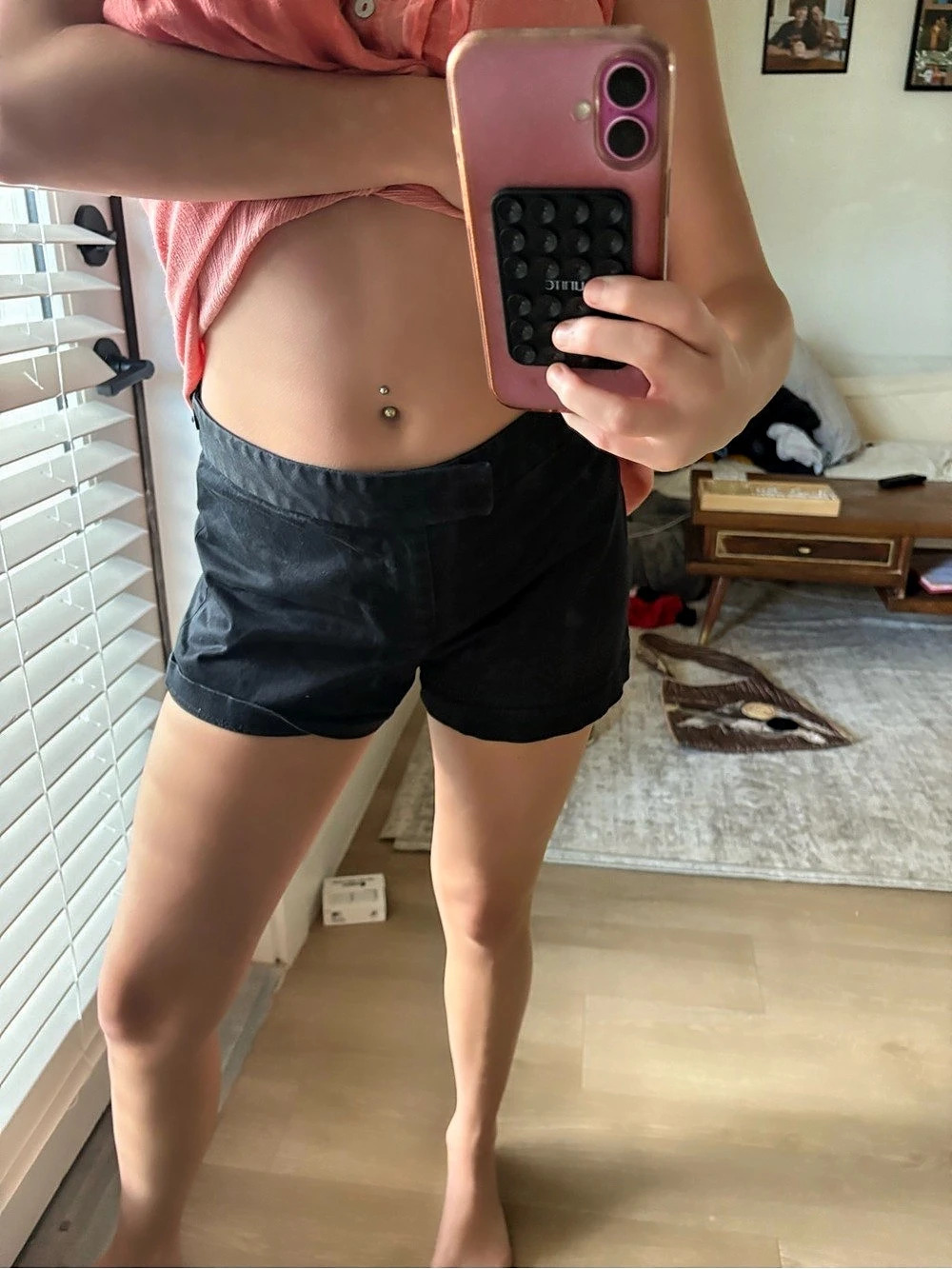 Polo Ralph Lauren Women's Cotton Shorts in Black Size 8